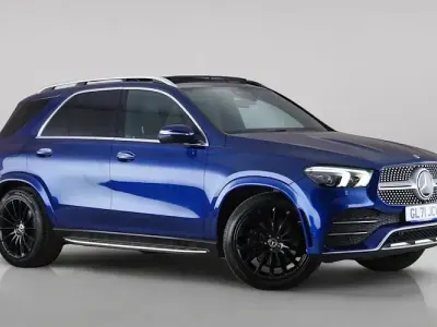 Used Mercedes GLE300 AMG line 245 HP (180 kW) 2021 Blue SUV