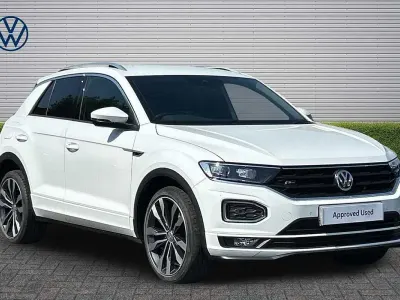 Used VW T-Roc R-line 115 HP (84 kW) 2019 White SUV