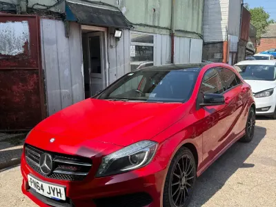 Used Mercedes A180 AMG 109 HP (80 kW) 2014 Red Hatchback