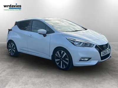 Used Nissan Micra Tekna 100 HP (73 kW) 2020 White Hatchback