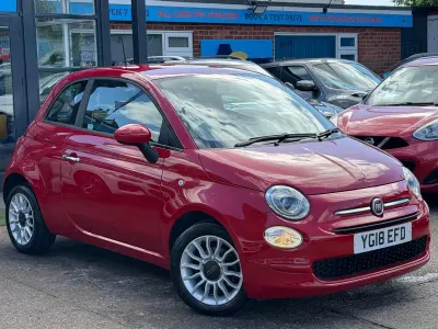 Used Fiat 500 Pop Star 69 HP (50 kW) 2018 Red Hatchback