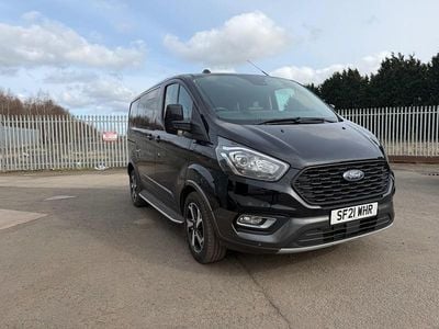 Used Ford Transit Custom Active 170 HP (125 kW) 2021 Black Van