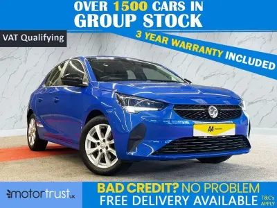 Używany Vauxhall Corsa Edition 100 KM (73 kW) 2022 Niebieski Hatchback