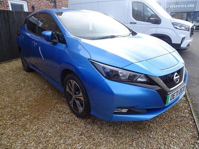 Used Nissan Leaf N-Connecta 160 kW (218 HP) 2021 Blue Hatchback