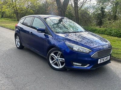 Used Ford Focus Titanium 2016 Blue Hatchback