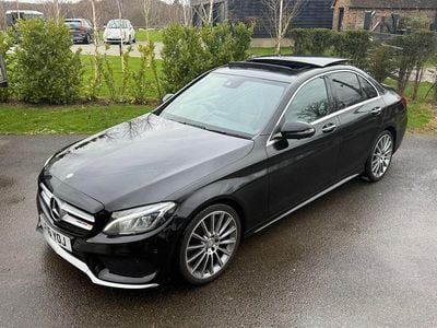 Black Used 2016 Mercedes C250 AMG Line Premium Plus Sedan | £13,900 (Fair price)