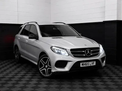 Used Mercedes GLE250 AMG line 204 HP (150 kW) 2016 Silver SUV