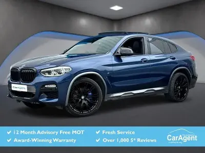 Used BMW X4 M Sport 265 HP (194 kW) 2018 Blue SUV