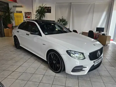 Used Mercedes E220 AMG line 2016 White Sedan