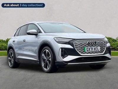 Used Audi Q4 e-tron S-Line 125 kW (170 HP) 2021 Silver SUV