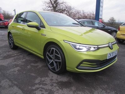 Yellow Used 2020 VW Golf VII Style Hatchback | £18,995 (Expensive)