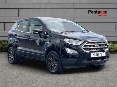 Used Ford Ecosport Zetec 123 HP (90 kW) 2018 Black SUV