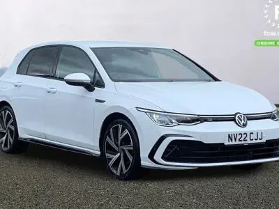 Used VW Golf VIII R-line 150 HP (110 kW) 2022 White Hatchback