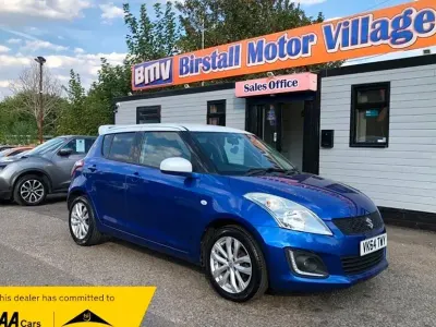 Used Suzuki Swift SZ-L 94 HP (69 kW) 2014 Blue/white Hatchback