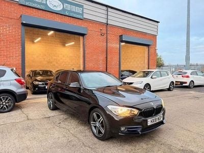 Used BMW 118 Sport Line 2018 Black Hatchback