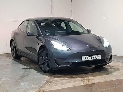 Grey Used 2021 Tesla Model 3 Long Range AWD Sedan | £22,498 (Fair price)