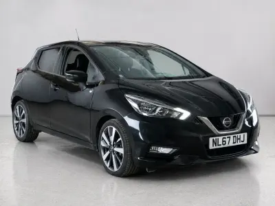 Used Nissan Micra Tekna 90 HP (66 kW) 2017 Black Hatchback
