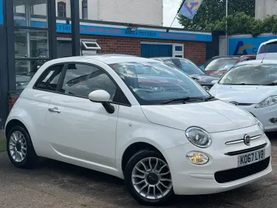 Used Fiat 500 Pop Star 69 HP (50 kW) 2018 White Hatchback