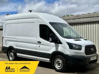 Used Ford Transit 130 HP (95 kW) 2018 White Van