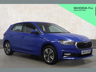 Used Skoda Fabia SE L 108 HP (79 kW) 2023 Blue Hatchback