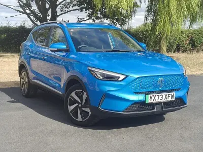 Used MG ZS Trophy Connect 130 kW (177 HP) 2023 Blue SUV