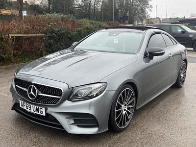 Grey Used 2019 Mercedes E350 AMG line Coupe | £22,500 (A bit pricey)