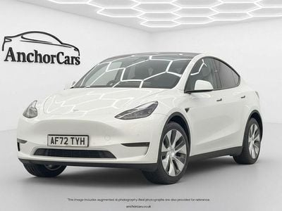 White Used 2022 Tesla Model Y Long Range AWD SUV | £19,494 (Fair price)