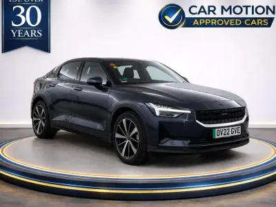 Begagnad Polestar 2 Long Range Single Motor 169 kW (231 HK) 2022 Blå Halvkombi