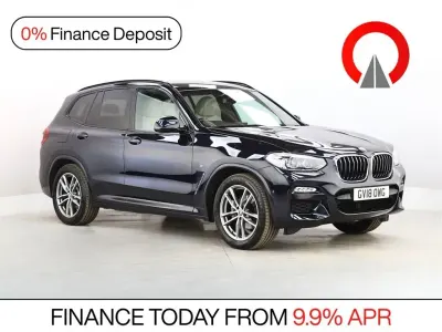 Used BMW X3 M Sport 184 HP (135 kW) 2018 Black SUV