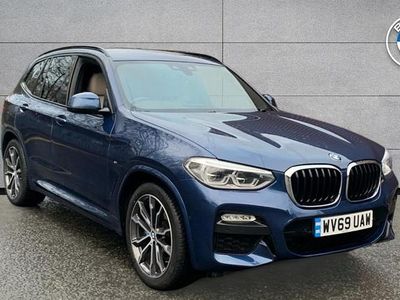 Blue Used 2019 BMW X3 M Sport SUV | £25,490 (Fair price)