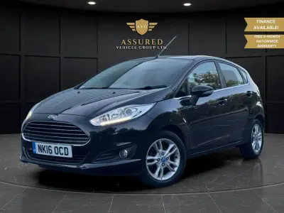 Used Ford Fiesta Zetec 2016 Black Hatchback