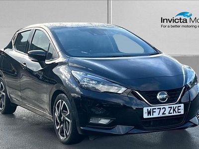 Used Nissan Micra Acenta 92 HP (67 kW) 2022 Black Hatchback