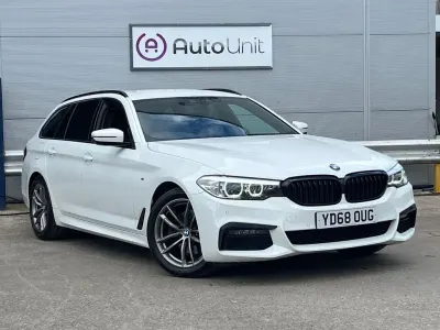 Usado BMW 520 M Sport 190 CV (139 kW) 2018 Blanco Familiar