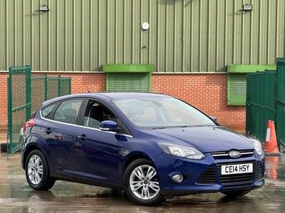 Used Ford Focus Titanium 115 HP (84 kW) 2014 Blue Hatchback