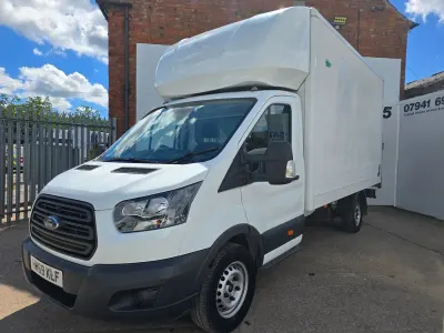 Used Ford Transit 130 HP (95 kW) 2019 White Cabriolet