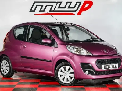 Used Peugeot 107 Active 68 HP (50 kW) 2014 Purple Hatchback