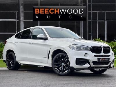 White Used 2018 BMW X6 M Sport SUV | £24,750 (Fair price)