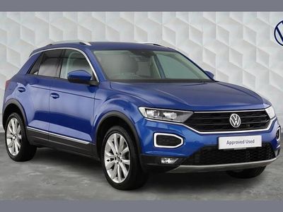 Used VW T-Roc SEL 150 HP (110 kW) 2021 Blue SUV