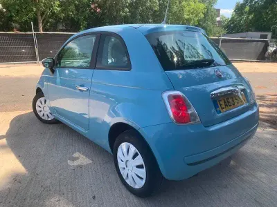 Used Fiat 500 69 HP (50 kW) 2013 Blue Hatchback