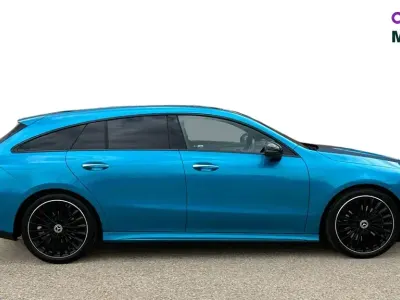 Used Mercedes CLA220 AMG Line Premium Plus 190 HP (139 kW) 2025 Hyper blue Estate