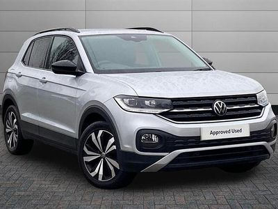 Reflex silver Used 2022 VW T-Cross Black Edition SUV | £16,750 (Fair price)