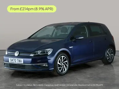 Second-hand VW Golf VII Edition 130 CP (95 kW) 2020 Albastru Hatchback