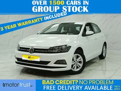 Used VW Polo SE 95 HP (69 kW) 2019 White Hatchback