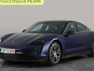 Used Porsche Taycan 419 kW (571 HP) 2022 Blue Sedan