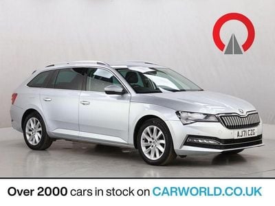 Used Skoda Superb SE Technology 218 HP (160 kW) 2021 Silver Estate