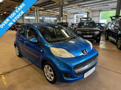 Second-hand Peugeot 107 68 CP (50 kW) 2009 Albastru Hatchback