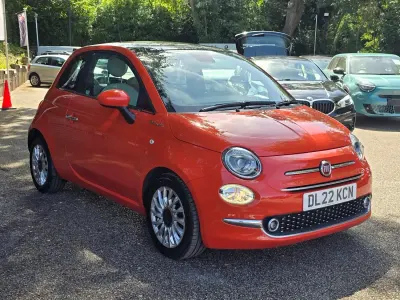 Used Fiat 500 Dolcevita 2022 Orange Hatchback