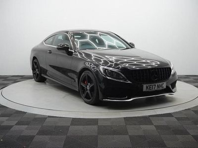 Black Used 2017 Mercedes C220 AMG line Coupe | £11,495 (Fair price)