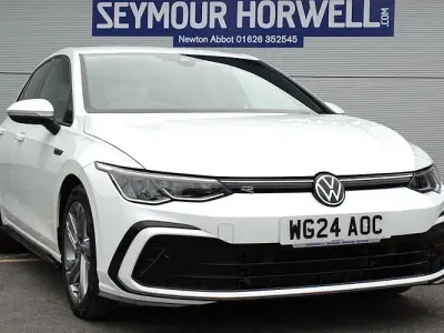 Used VW Golf VIII R-line 150 HP (110 kW) 2023 White Hatchback