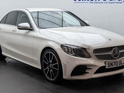 White Used 2019 Mercedes C220 AMG line Sedan | £17,150 (Fair price)